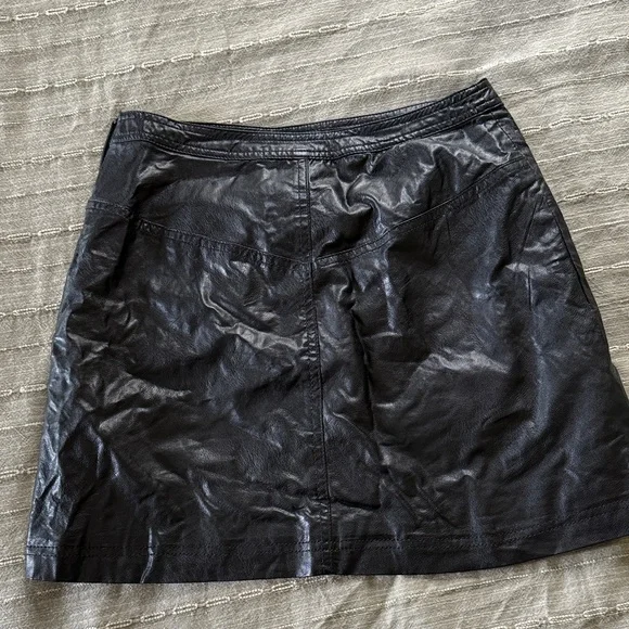 Free People faux leather Women's Skirt - Picture 4 of 4